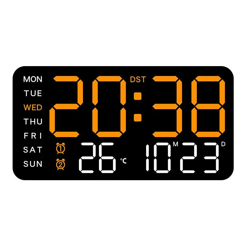 CHRONOWALL – Digital Wall Clock with Remote Control, Dual Alarm & Temperature Display - Image 15