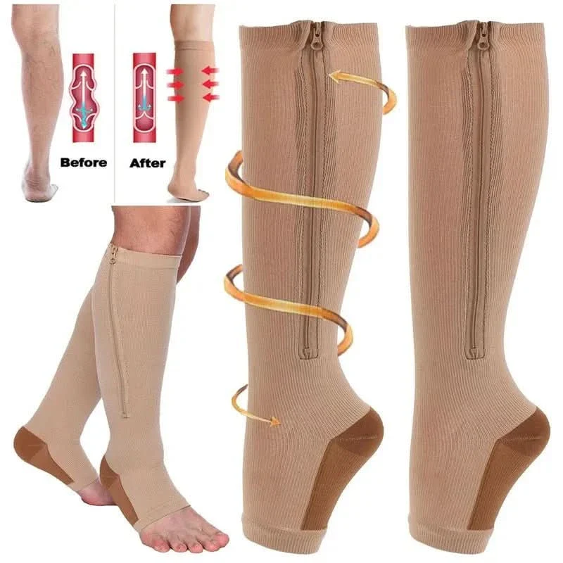 CIRCULARELIEF – Compression Socks with Zipper for Support and Relief - Image 6