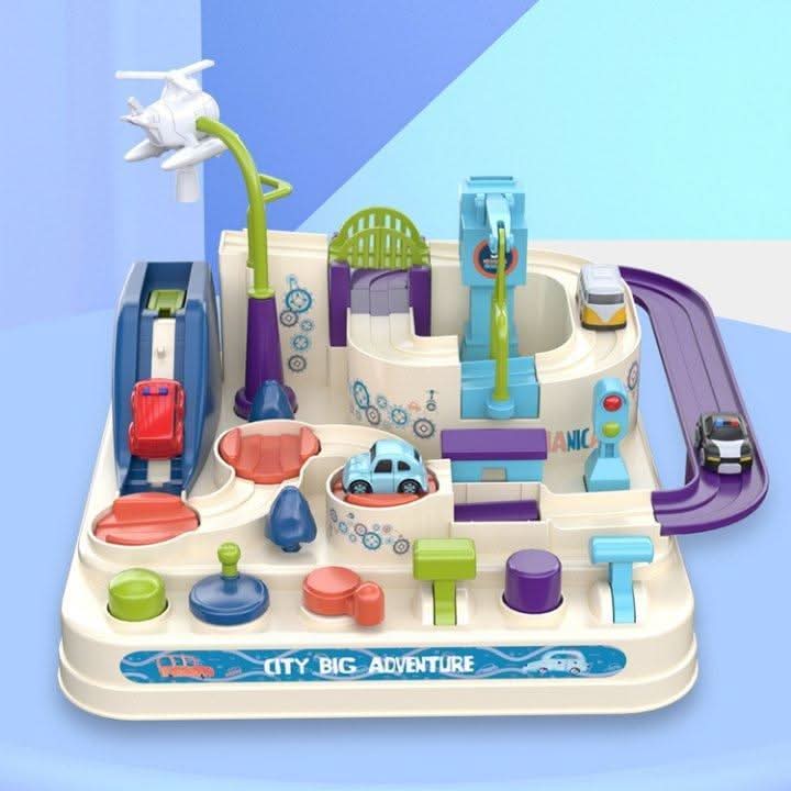 CityAdventure - Interactive city playset with cars & helicopter for children aged 3+ - Image 2
