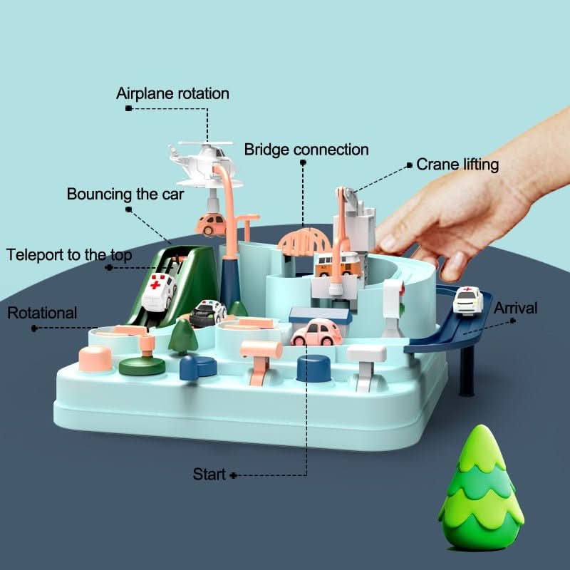 CityAdventure - Interactive city playset with cars & helicopter for children aged 3+ - Image 7