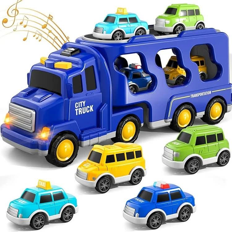 CityMover Toy City Transporter – Transporter with Light, Sound & Storage (incl. Cars, from 3 years) - Image 6