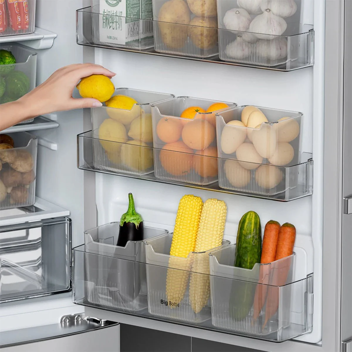 CLARIBOX – Transparent refrigerator boxes for tidy door and interior storage - Image 3