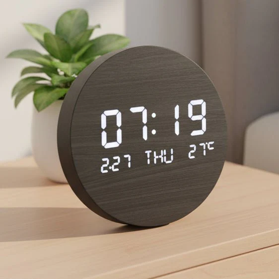 CLARICLOCK – Scandinavian clock with digital display