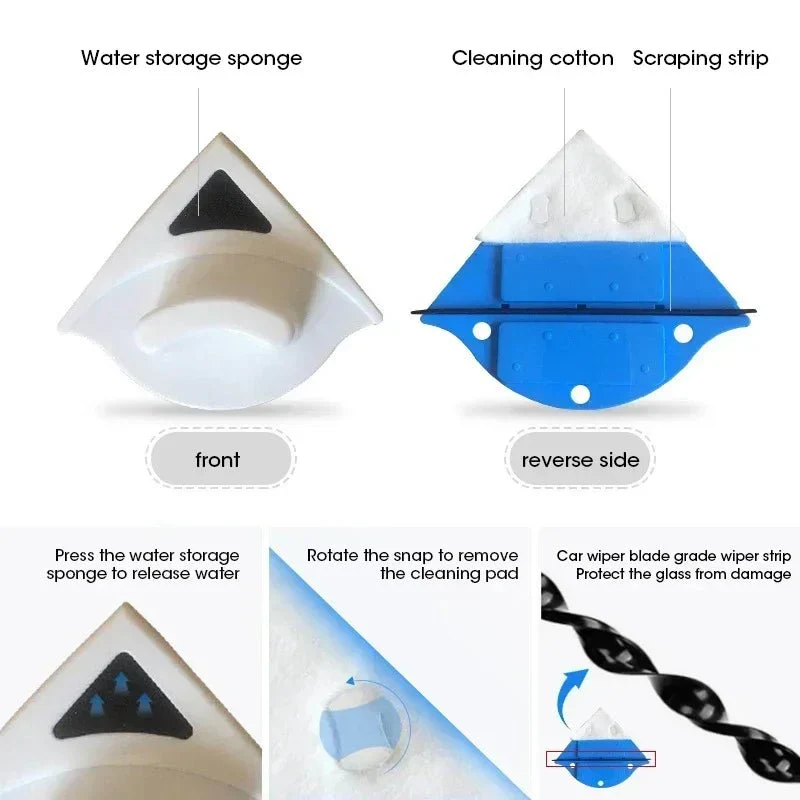 CLARIPANE – Magnetic double-sided glass cleaner for effortless window care - Image 5