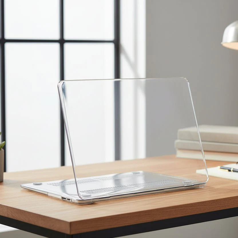 CLARIVIEW – Transparent Laptop Case for MacBook Air & Pro with Durable All-Around Protection