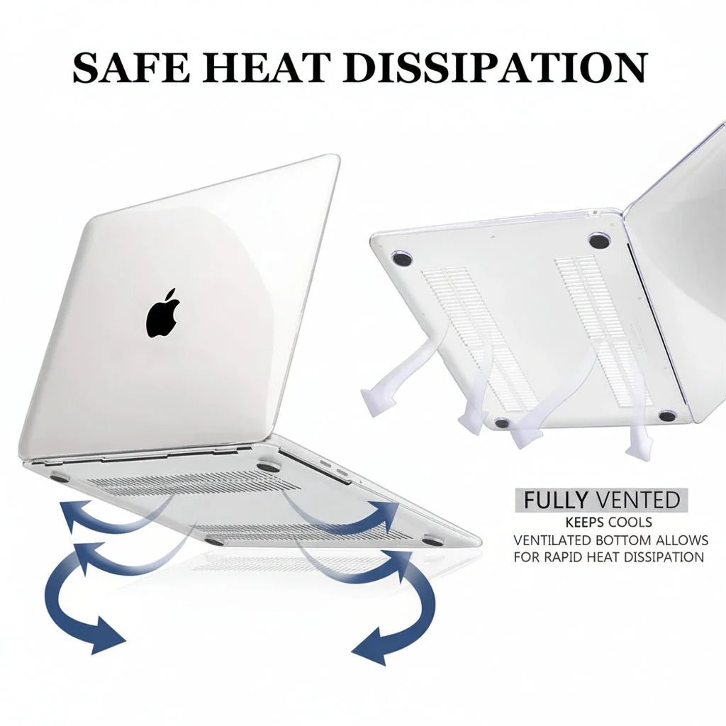 CLARIVIEW – Transparent Laptop Case for MacBook Air & Pro with Durable All-Around Protection - Image 6
