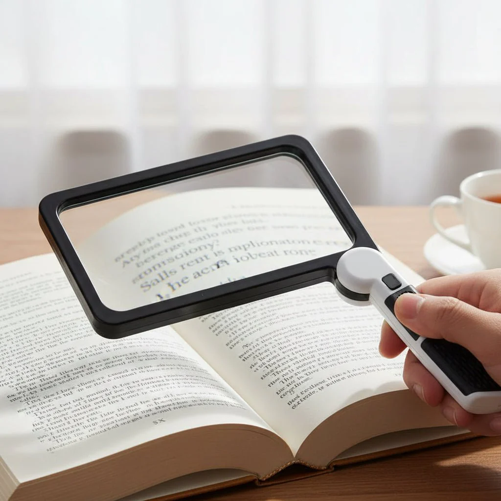 CLARIVIS – LED magnifying glass for clear, eye-friendly vision