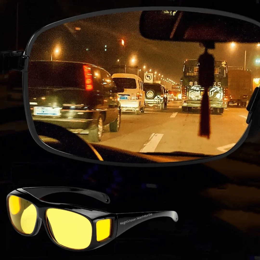 CLARIVUE – Night glasses with HD lenses & glare protection for safe driving at night - Image 5