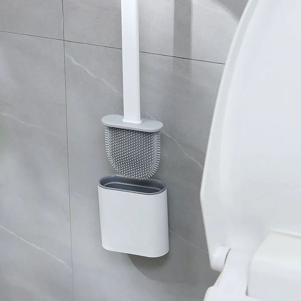 CleanBrush – Hygienic Silicone Toilet Brush with Wall Mount - Image 2