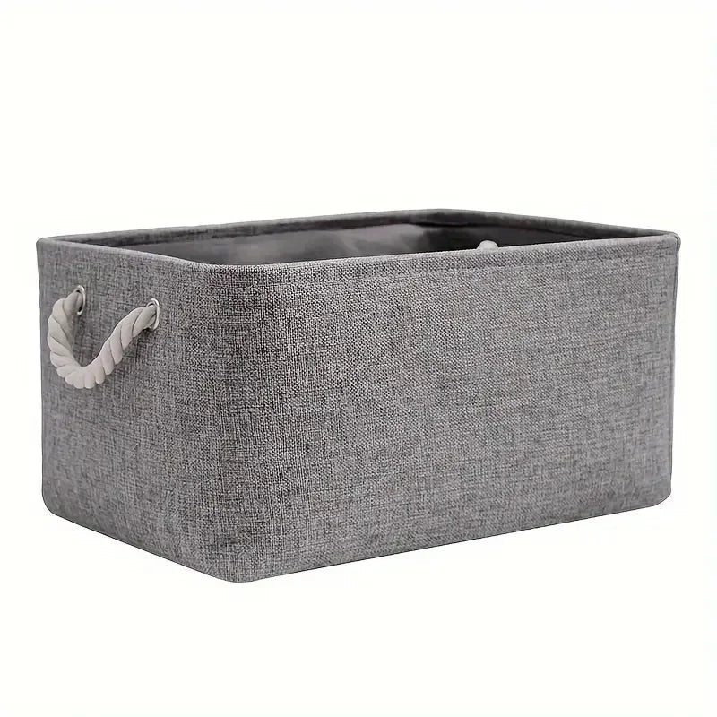 CLEANLIN – Environmentally Friendly Storage Basket Made of Linen Fabric for Bedroom & Living Room - Image 9