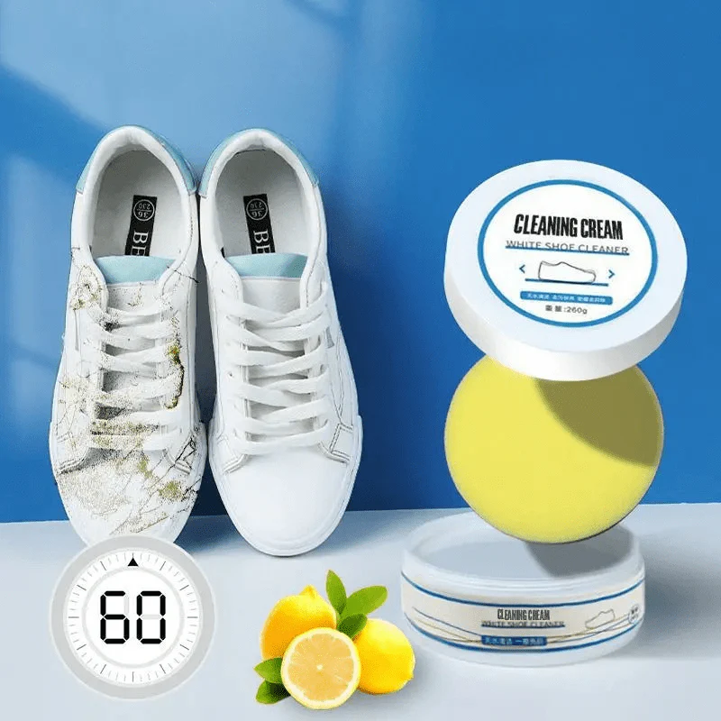 CleanSole Renew Shoe Cleaner | Premium Sneaker & Leather Cleaner | Effective Deep Cleaning for White & Colored Shoes