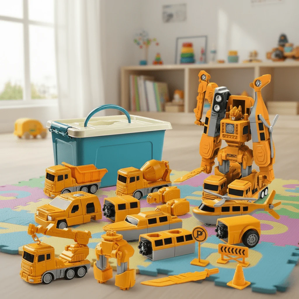 CLICKSHIFT – Magnetic snap-together vehicles for transforming