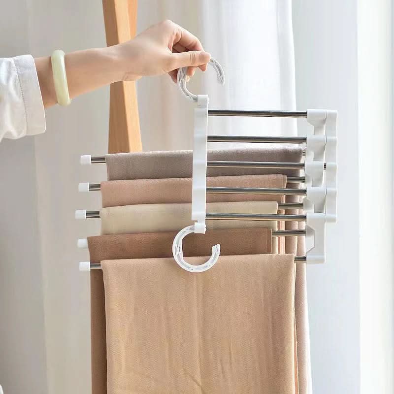 CLOSETMAX – Space-saving 5-in-1 Foldable Clothes Hanger Set