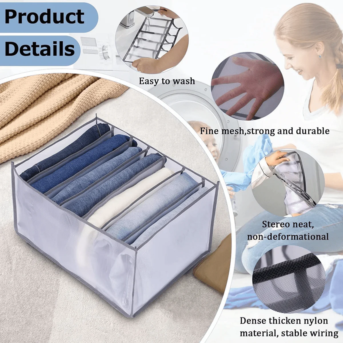 CLOTHSYNC – Wardrobe Organizer Set for Wrinkle-Free and Neat Storage - Image 3
