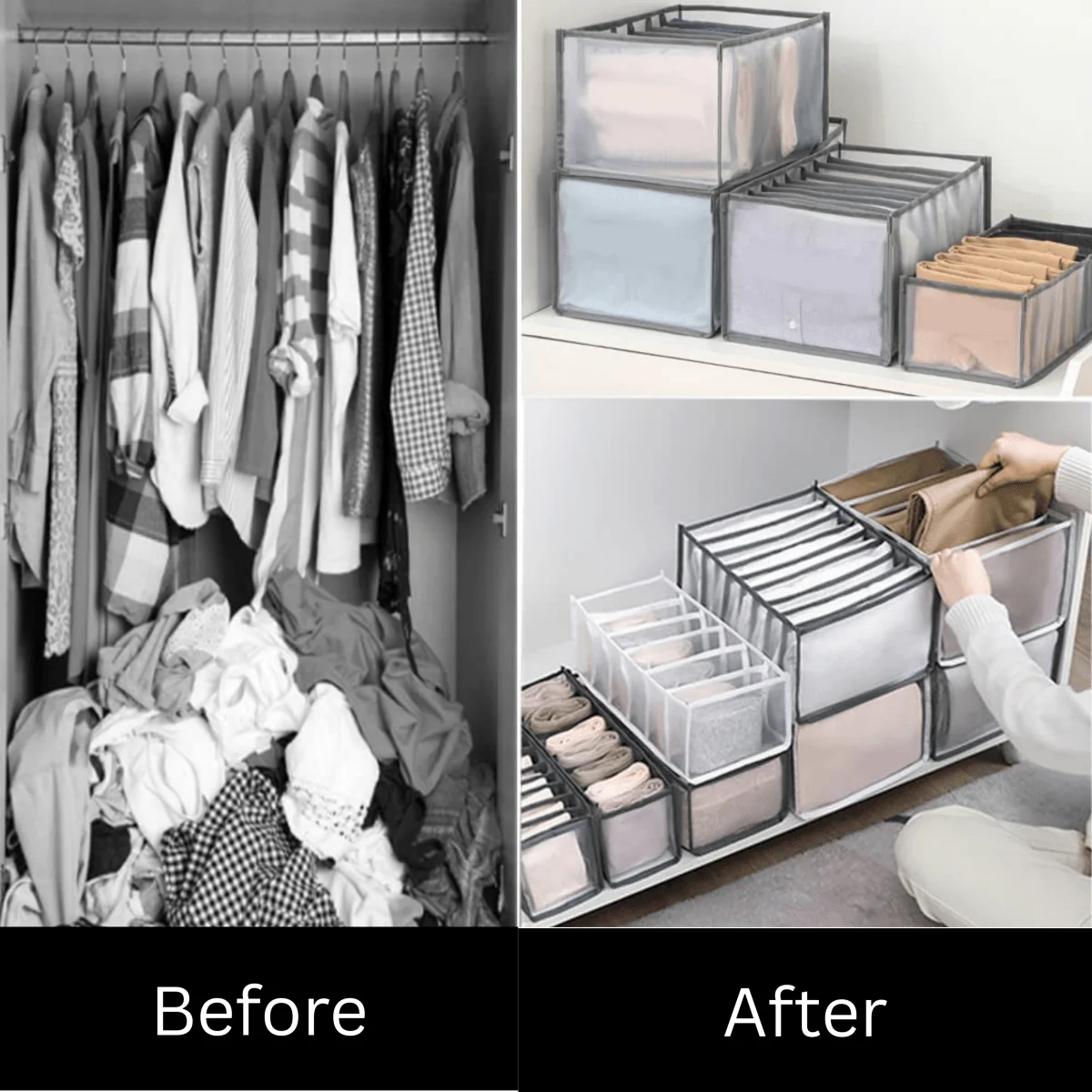 CLOTHSYNC – Wardrobe Organizer Set for Wrinkle-Free and Neat Storage - Image 6