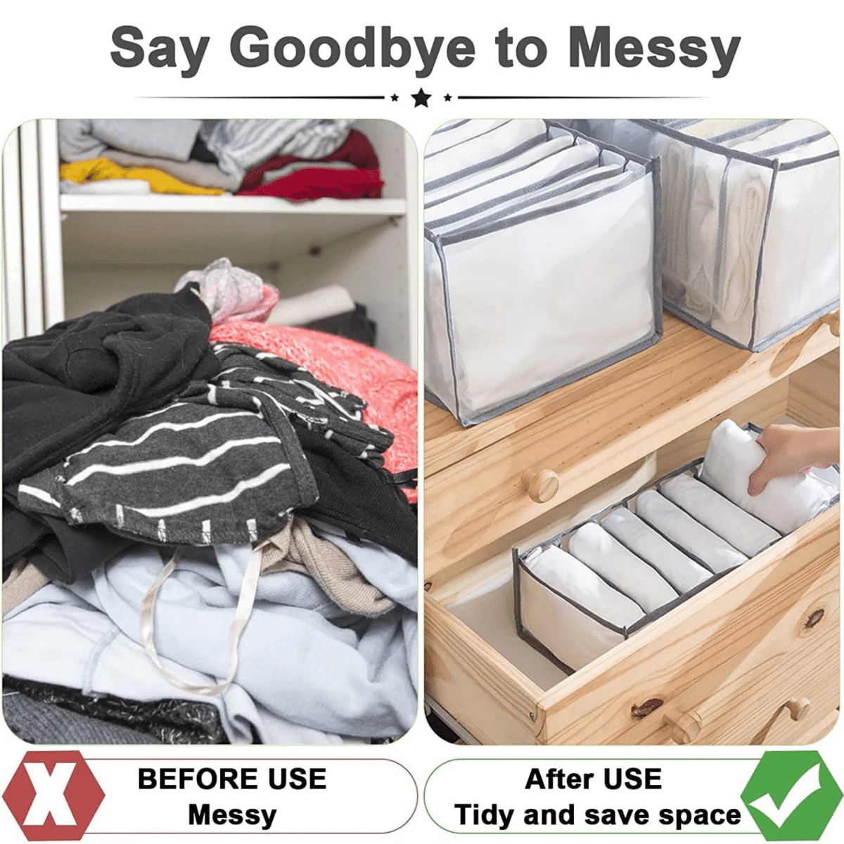 CLOTHSYNC – Wardrobe Organizer Set for Wrinkle-Free and Neat Storage - Image 7