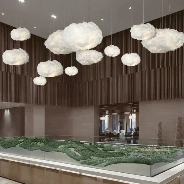 CLOUDGLOW – Fluffy Cloud Ceiling Lamp for a Dreamlike Atmosphere - Image 2