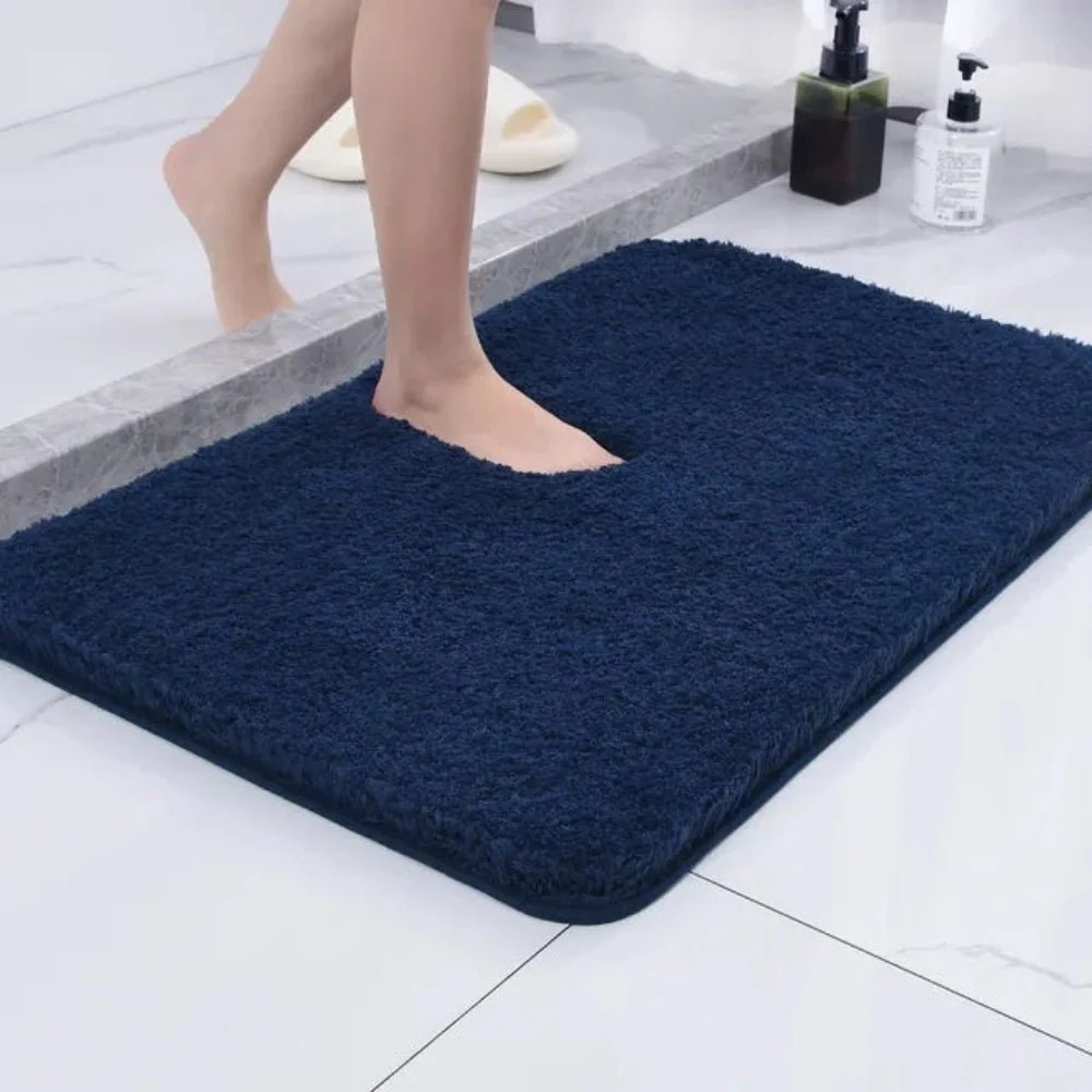 CLOUDSTEP – Fluffy bathroom rug with soft fur texture