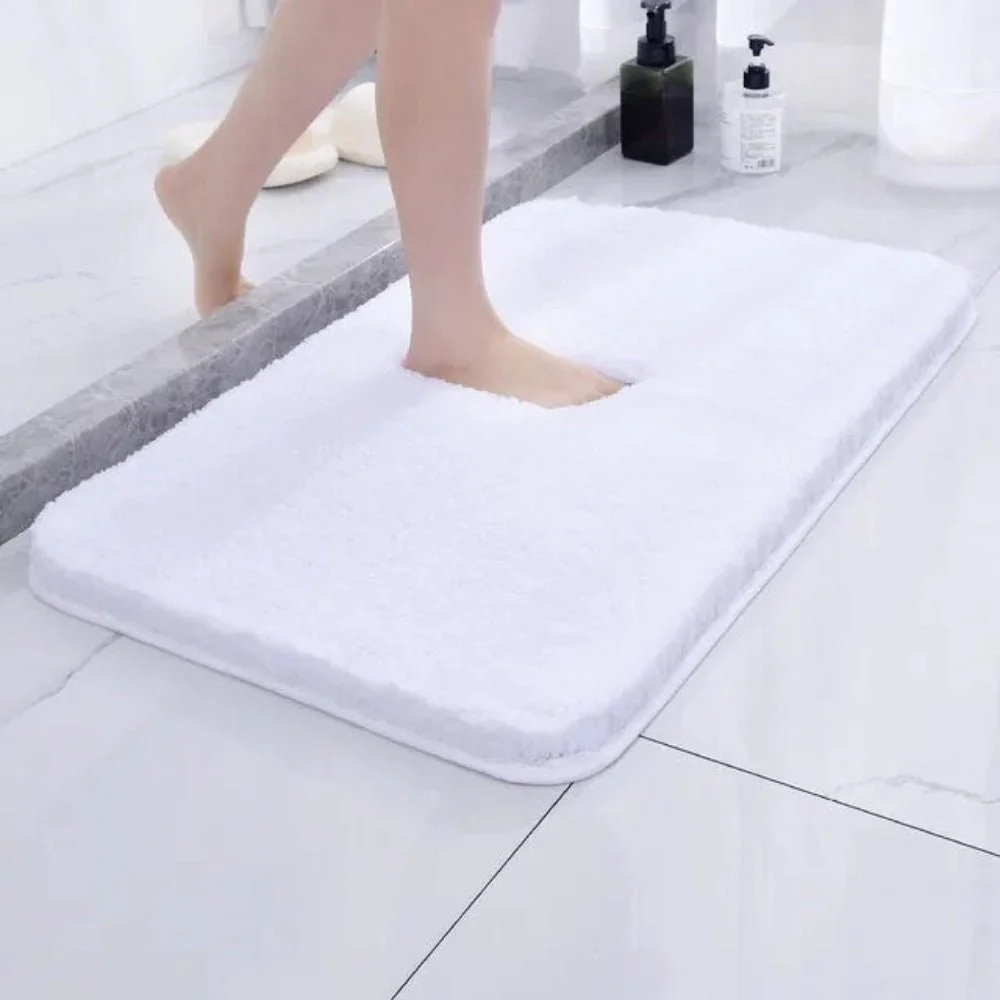 CLOUDSTEP – Fluffy bathroom rug with soft fur texture - Image 4