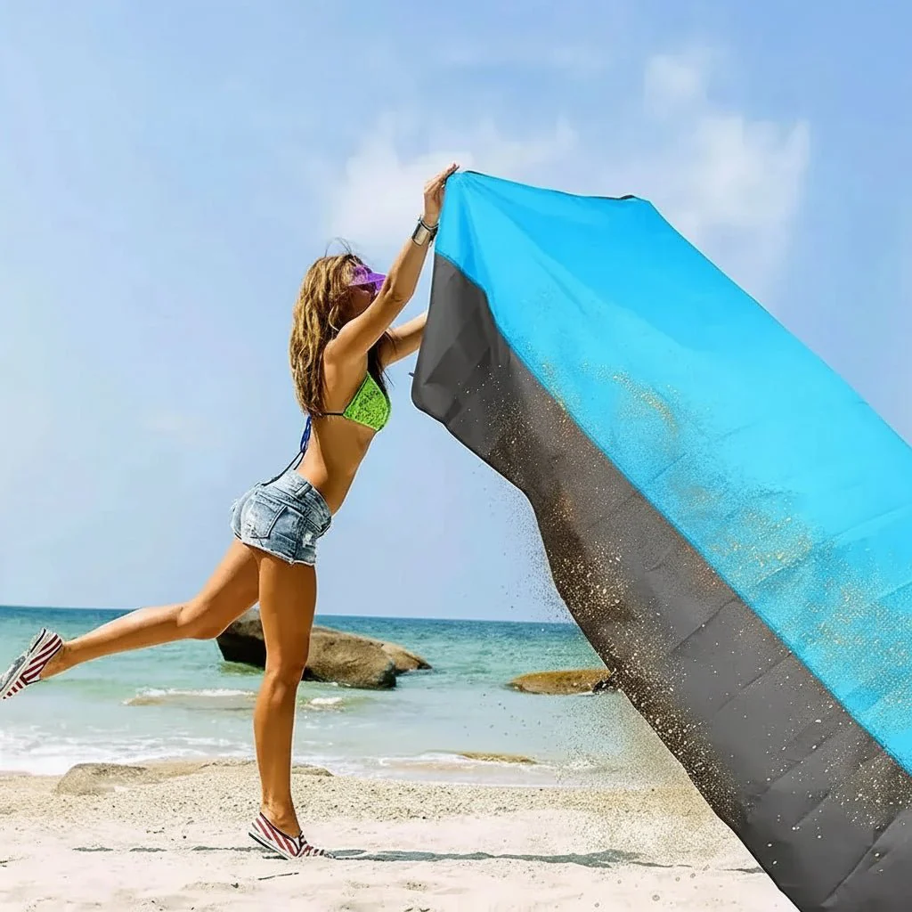 COASTLINE – Extra large waterproof outdoor beach blanket for relaxation - Image 3