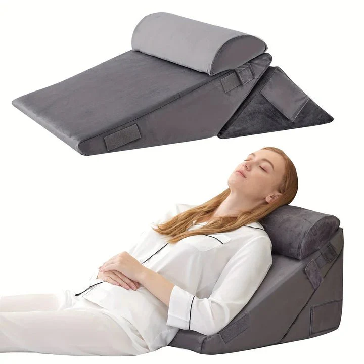 COMFORTRISE – Adjustable Memory Foam Wedge Cushion for Back and Leg Relaxation - Image 9