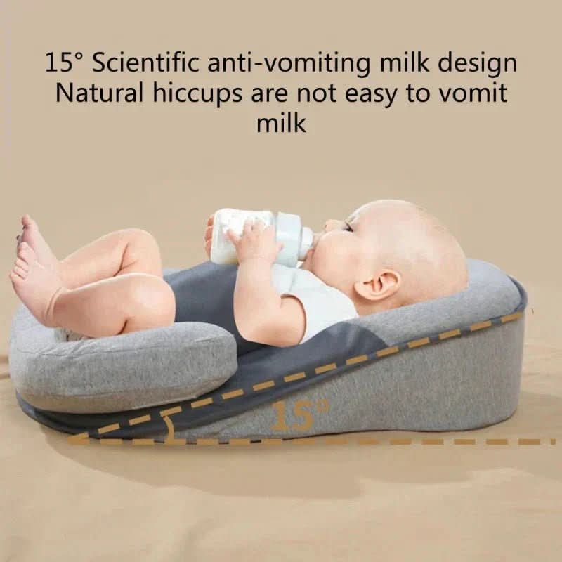 ComfyNest Baby Pillow with Incline – Anti-Spit-Up Pillow for Infants, Ergonomic & Comfortable for Restful Sleep - Image 2
