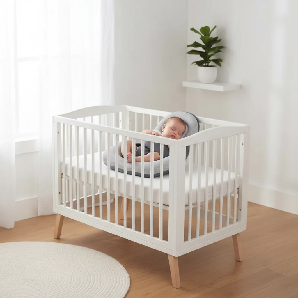 ComfyNest Baby Pillow with Incline – Anti-Spit-Up Pillow for Infants, Ergonomic & Comfortable for Restful Sleep - Image 3