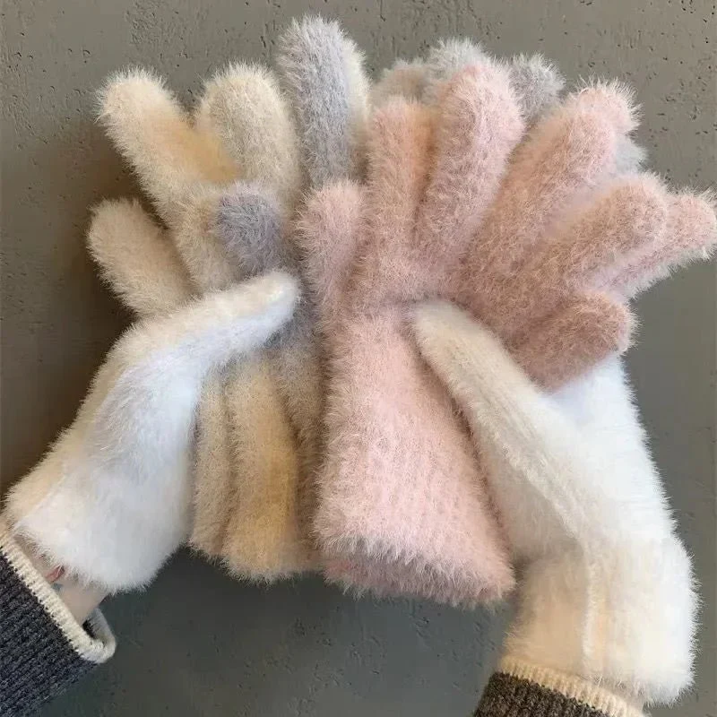 COMFYNIT – Fluffy Winter Gloves for Windproof Warm Comfort - Image 3