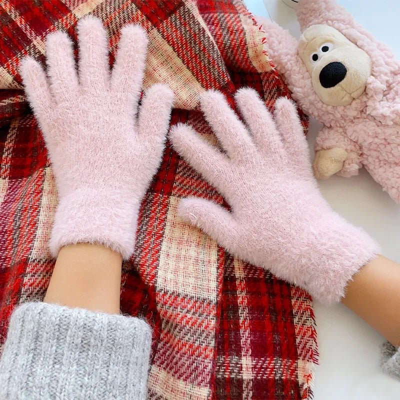 COMFYNIT – Fluffy Winter Gloves for Windproof Warm Comfort - Image 5