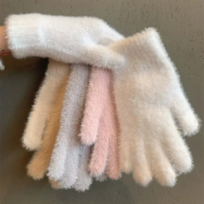 COMFYNIT – Fluffy Winter Gloves for Windproof Warm Comfort - Image 6