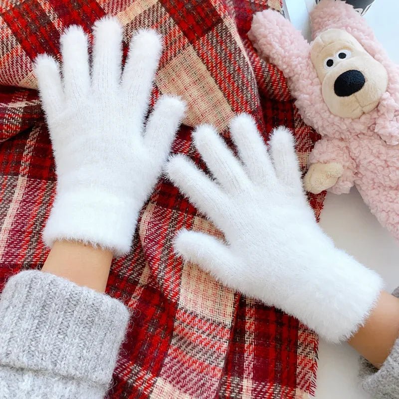 COMFYNIT – Fluffy Winter Gloves for Windproof Warm Comfort - Image 9