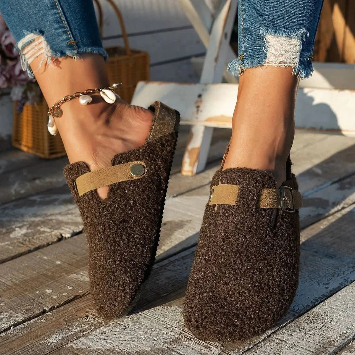 Contrortluxe - Luxury sheepskin woollen shoes for ultimate winter comfort - Image 4