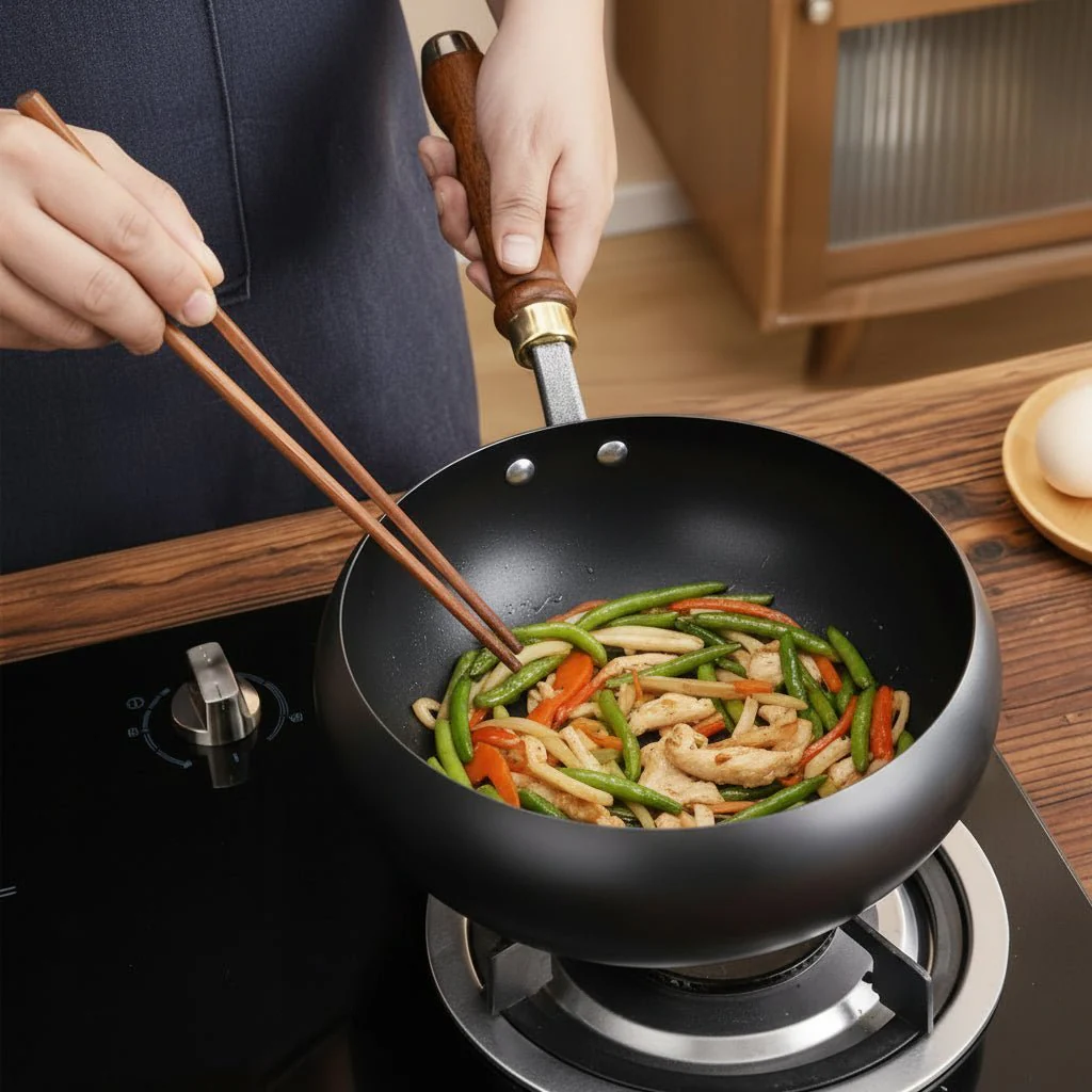 COOKVAULT – Heavy-Duty Cast Iron Skillet with Lid - Image 5