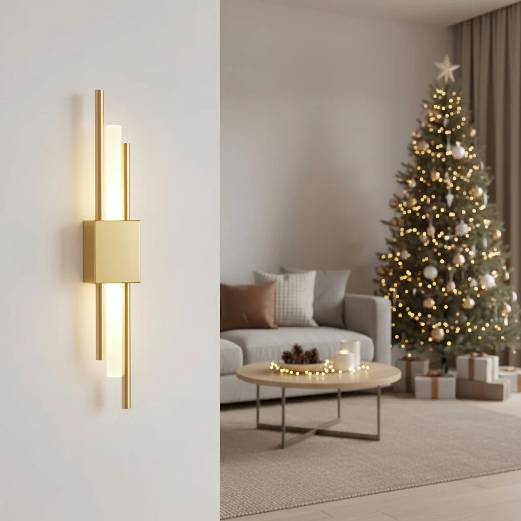 COPERLINE – Modern LED Wall Light made of Metal & Acrylic with 3 Light Colors - Image 2