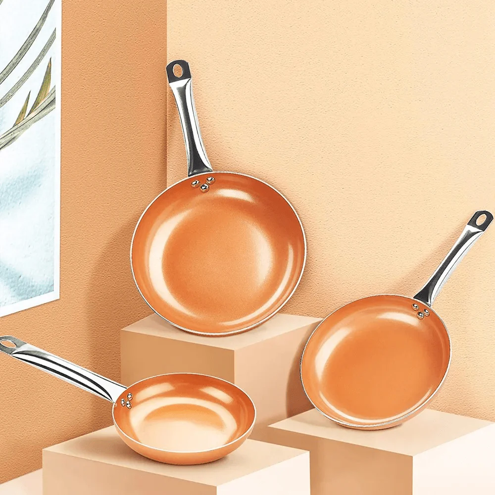 COPPER PAN - Professional copper pan with non-stick coating & perfect heat distribution - Image 2