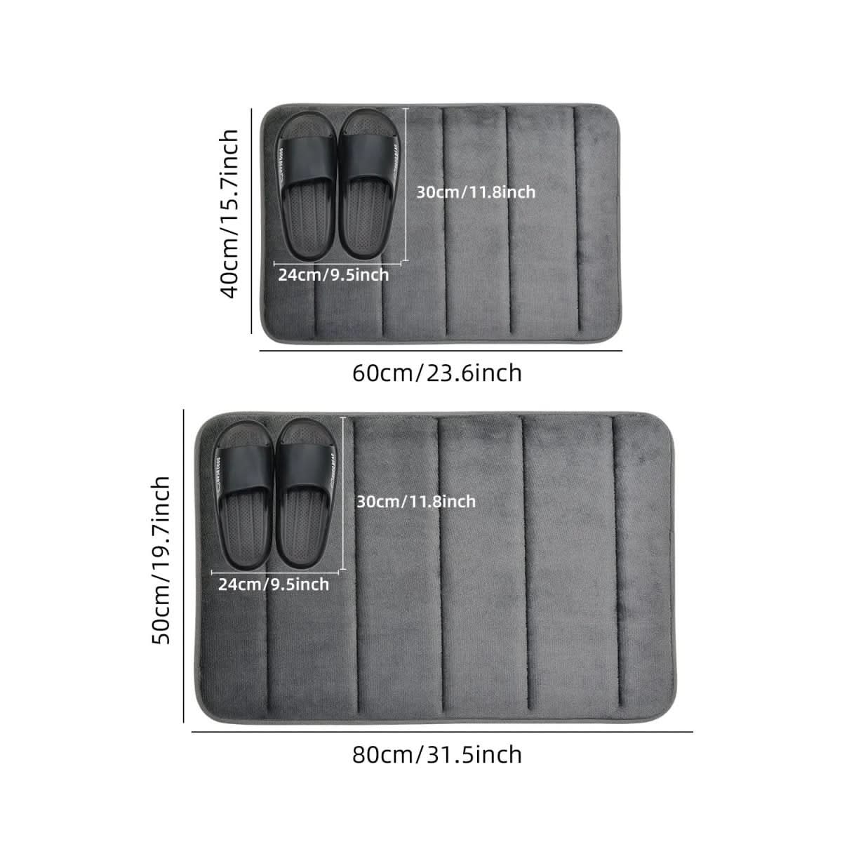 CORAL VELVET BATH MAT – Bathroom Mat made of Microfiber for Comfort & Safety - Image 4