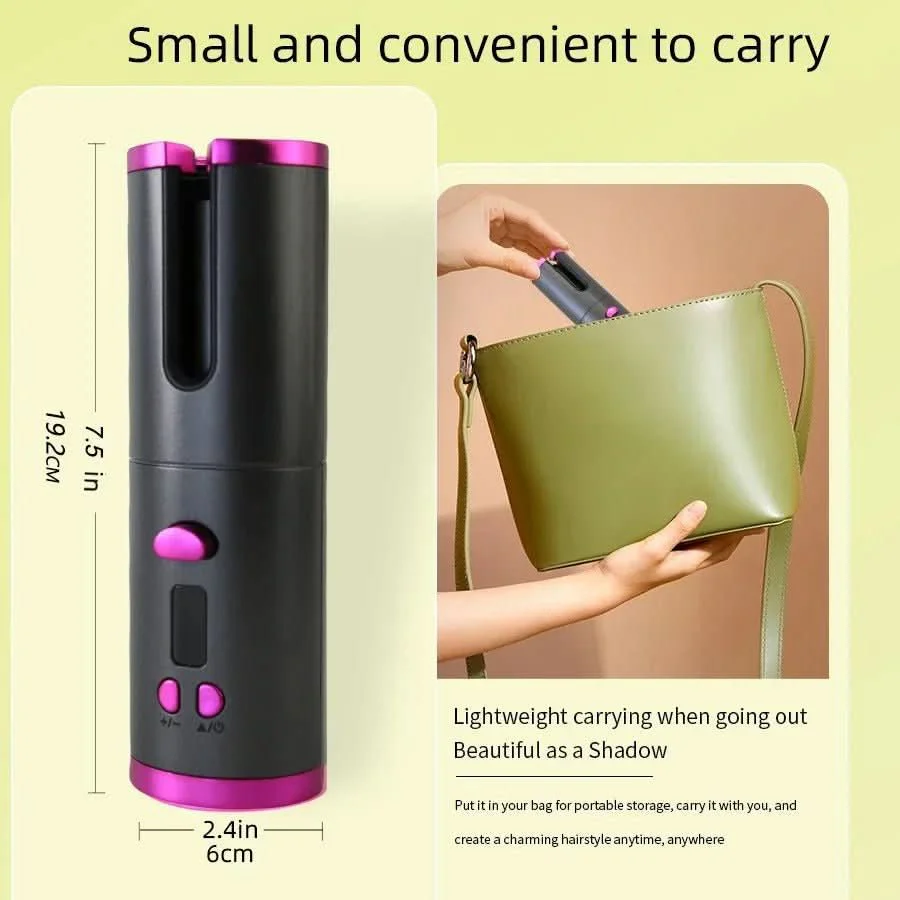 Cordless Hair Styler - Cordless curling iron for shiny & healthy curls - Image 8