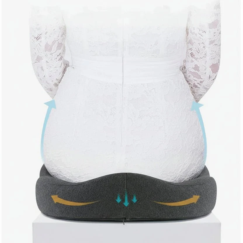 COREPOST – Orthopedic Seat Cushion with Bamboo Charcoal for Balanced Sitting Comfort - Image 3