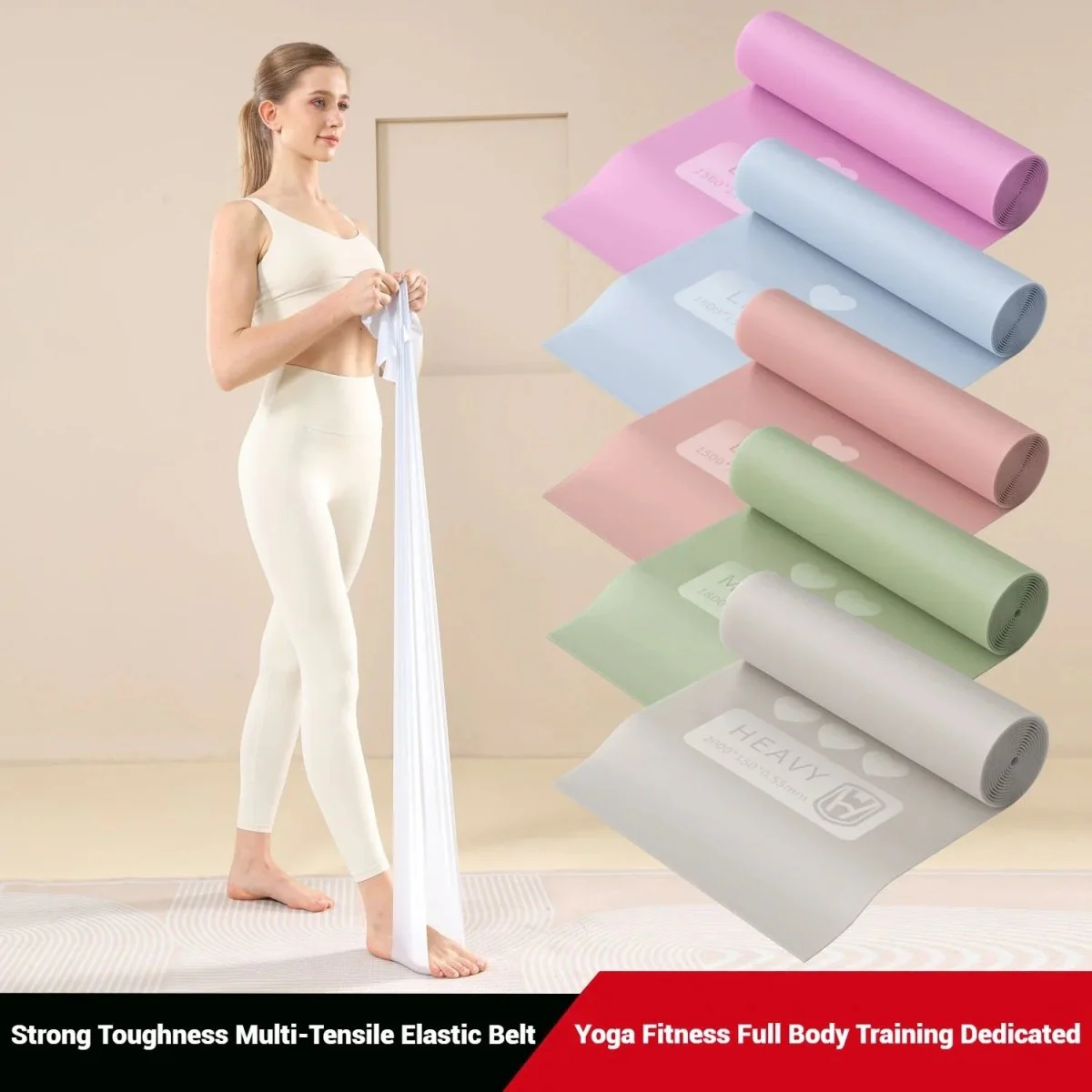 CORESTRAP – Stretch resistance band for yoga and fitness beginners - Image 3