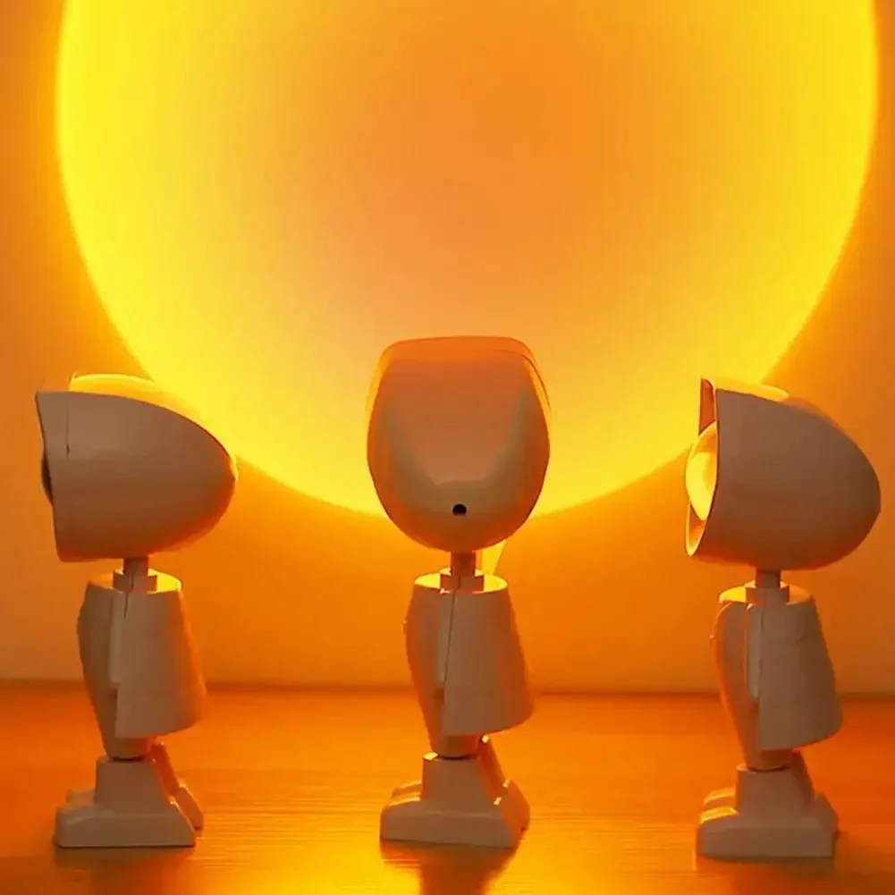 COSMONIX – Astronaut robot rainbow lamp with rechargeable mood lighting