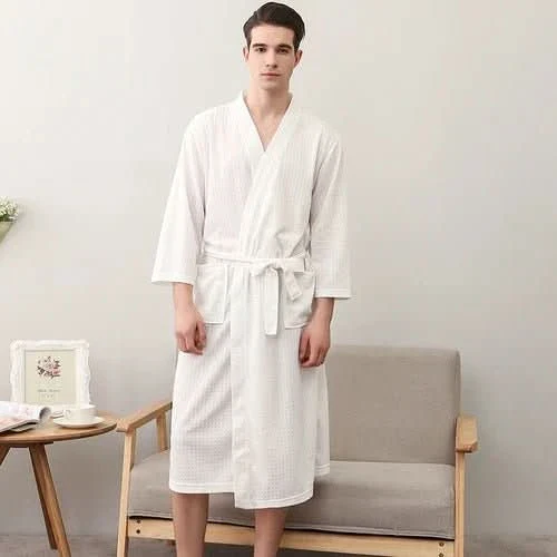 CottonWave – Unisex Waffle Bathrobe made from 100% Cotton - Image 13