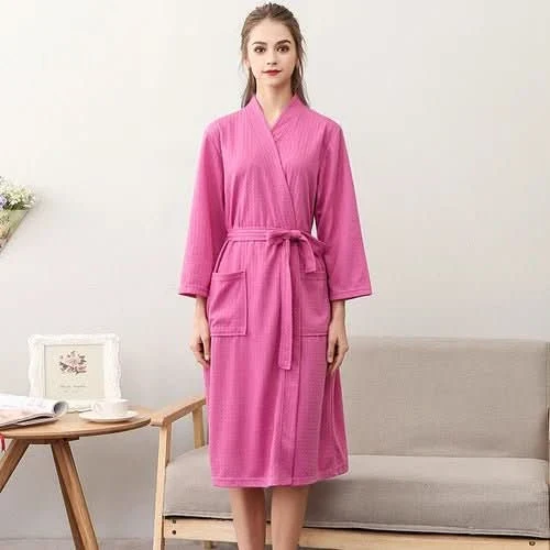 CottonWave – Unisex Waffle Bathrobe made from 100% Cotton - Image 18