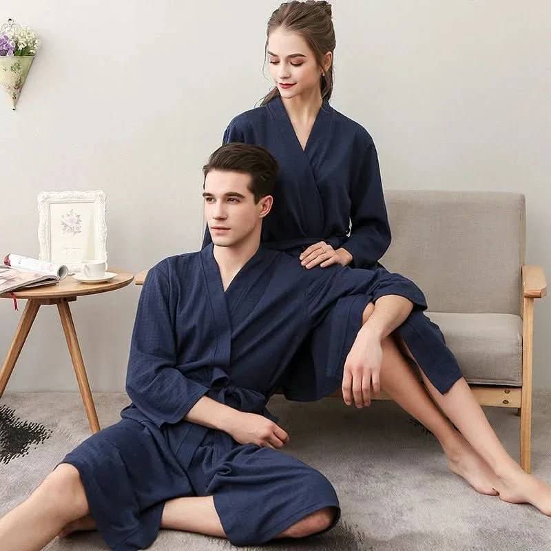 CottonWave – Unisex Waffle Bathrobe made from 100% Cotton - Image 4