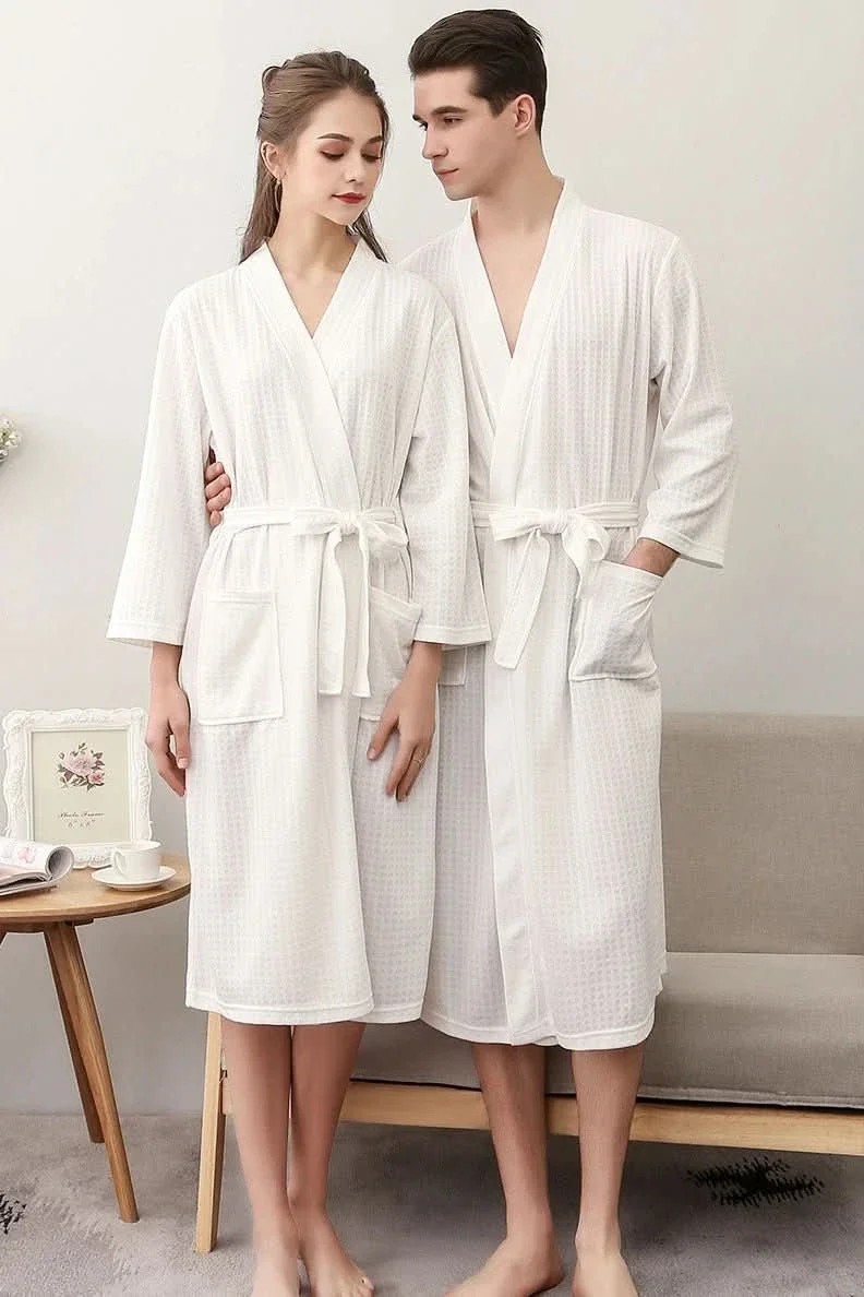 CottonWave – Unisex Waffle Bathrobe made from 100% Cotton - Image 6