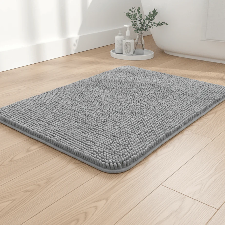 COZYBATH – Soft, non-slip chenille bath mat for daily use in the bathroom - Image 4