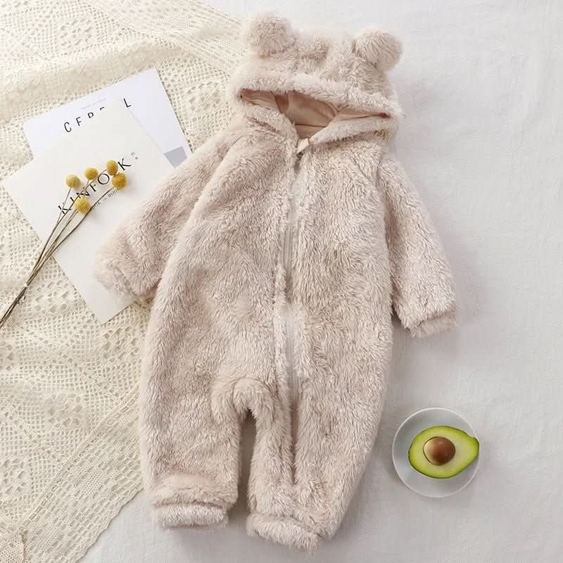 CozyCub Flannel Romper - Fluffy winter romper for babies - Image 7