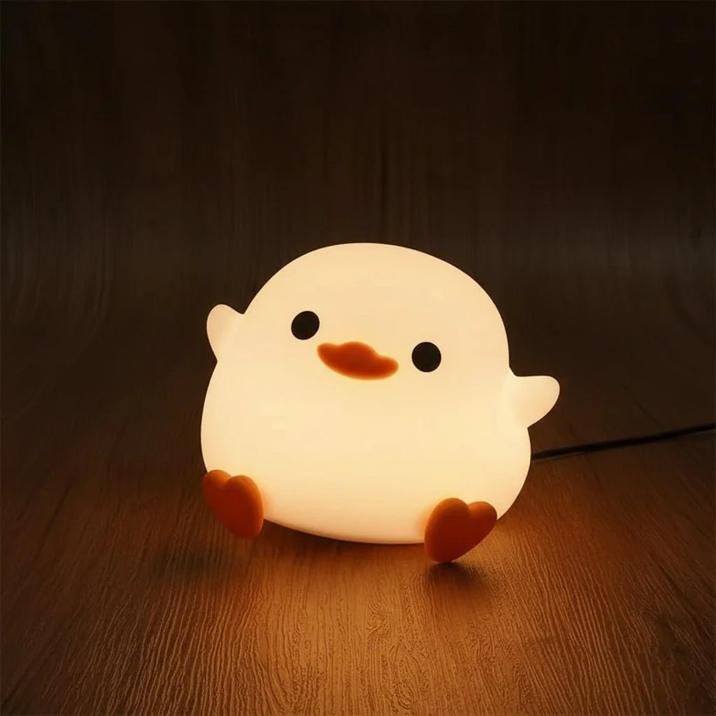 COZYDUCK – Cute Silicone Duck Lamp with Soft LED Night Light - Image 3