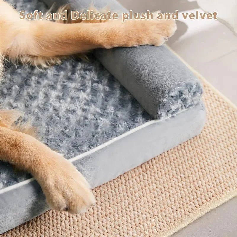 CRADLECORNER – orthopedic L-shaped dog bed with removable, waterproof cover - Image 4