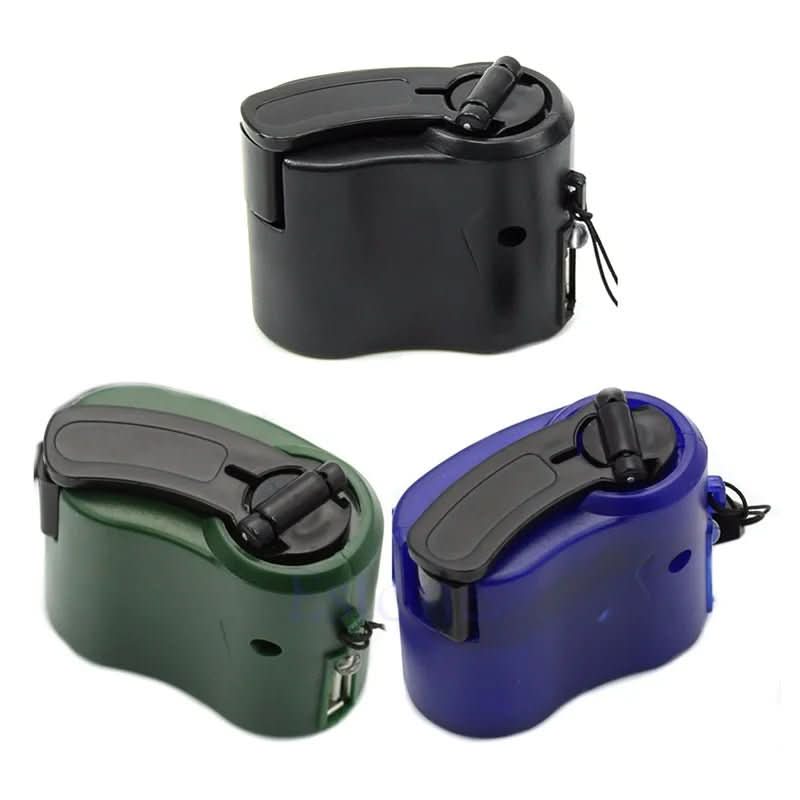 CRANKCHARGE – Portable Hand Crank Emergency Charger with USB & LED - Image 10