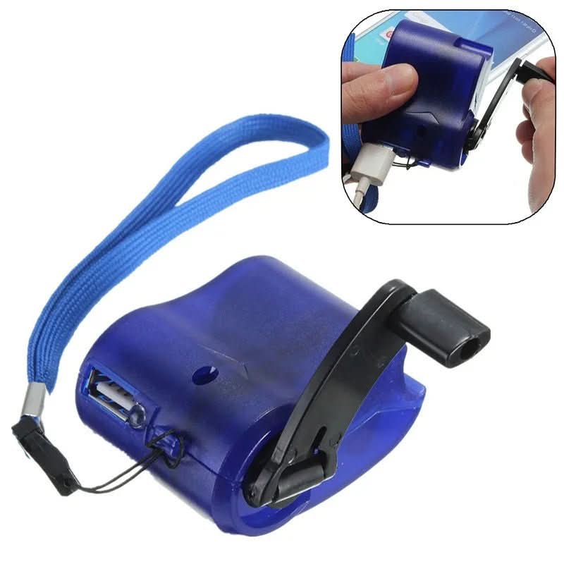 CRANKCHARGE – Portable Hand Crank Emergency Charger with USB & LED - Image 13